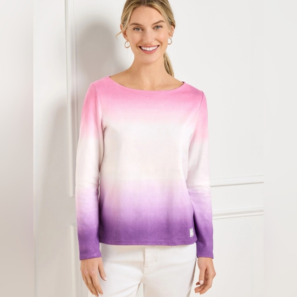 NWT - Talbots Authentic Tee - Tie Dye XLP